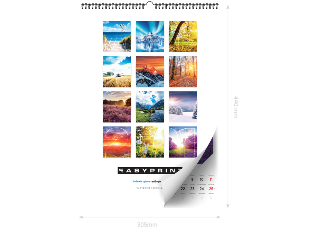 wydruk kalendarzy lublin